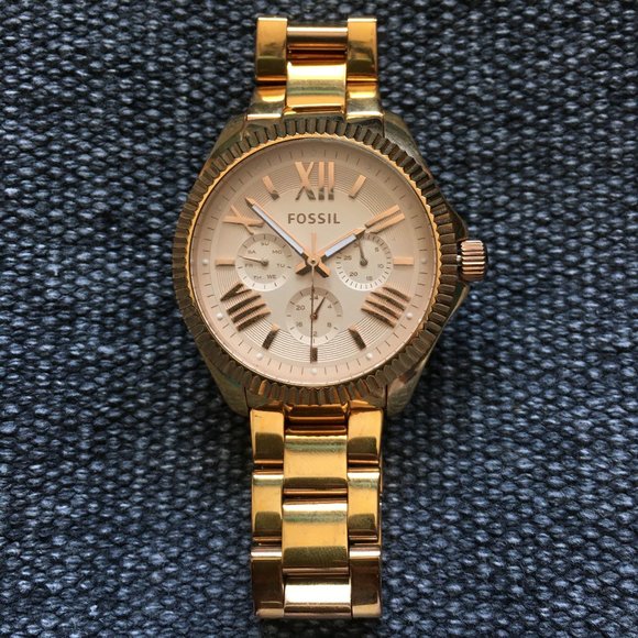 Fossil Rose Gold Watch - Picture 1 of 6